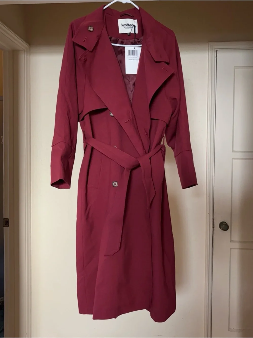 Raoul Trench Jacket in Cabernet - Picture 4 of 12